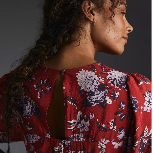 ANTHROPOLOGIE Maeve puff Sleeve Dress - Picture 2 of 6